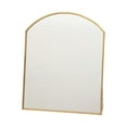 thumbnail image 4 of Creative Co-Op 7.75" x 9.75" Brass Modern Arched Standing Mirror, 4 of 7