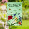 thumbnail image 4 of (2 pack) Meadow Creek 11.5" x 18" Spread Kindness Like Wildflowers Outdoor Yard Flag, 4 of 6
