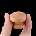 thumbnail image 4 of Uxcell Household Door Cabinet Drawer Dresser Cupboard Pull Knobs Wood Color 8pcs, 4 of 4