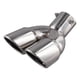thumbnail image 1 of Dual Exhaust Tip Bolt-on Slant Cut Universal, 1 of 5