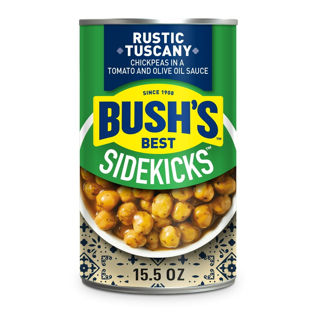 BUSH'S GlutenFree Sidekicks Rustic Tuscany Chickpeas, 15.5 Oz