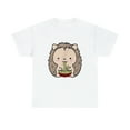 thumbnail image 2 of Hedgehog Eating Ramen Noodle Soup Cute Tee T-Shirt, 2 of 2