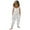 Z46-White, variant on LILIYA Halloween Jumpsuit for Little Girls, Halloween Sleeveless Romper, Polyester Milk Silk Fabric, Colorful Print Outfit for Halloween Celebration 5-6 Years