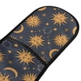 thumbnail image 2 of Dailycode Double Sided Oven Mitt with Loop Heat Resistant Kitchen Long Potholders 7" x 35" Sun Faces and Moon, 2 of 6