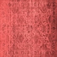 thumbnail image 1 of Ahgly Company Indoor Square Oriental Red Traditional Area Rugs, 7' Square, 1 of 4