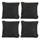 thumbnail image 1 of Cojin Decorativo Cuadrado grande Set de 4 Fash Negro, 1 of 4