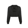 thumbnail image 4 of ITFABS Sweat à Capuche Court pour Femmes, Manches Longues Coupe Décontractée, 4 of 9