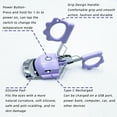 thumbnail image 6 of Pinkiou Heated Eyelash Curler Clamp USB Portable Electric Eyelash Curler 24 Hours Long Lasting with Sensing Heating Silicone Pad (purple) eyelash tools, 6 of 9