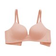 thumbnail image 2 of Byworldtasic Women Seamless Push‑Up Bra Wireless Texture Comfort Bra Adjustable Straps Back Closure Everyday Bralette, 2 of 6