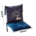 chair cushions for elderly Microfiber Seat Pad NonSkid Backing For