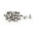 thumbnail image 1 of Unique Bargains M2x4mm T6 Torx Drive 304 Acier Inoxydable Tête de Prise Torx Vis 20pcs, 1 of 2