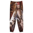 thumbnail image 3 of Pirates of The Caribbean Men's Athletic Joggers Stretch Sweatpants Running Workout Gym Track Golf Pants for Men, 3 of 7