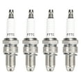 thumbnail image 5 of Uxcell F7TC Spark Plug 3 Electrode for GX120 GX160 GX200 GX240 GX270 Generator Lawnmower Tractor , 4Pack, 5 of 5