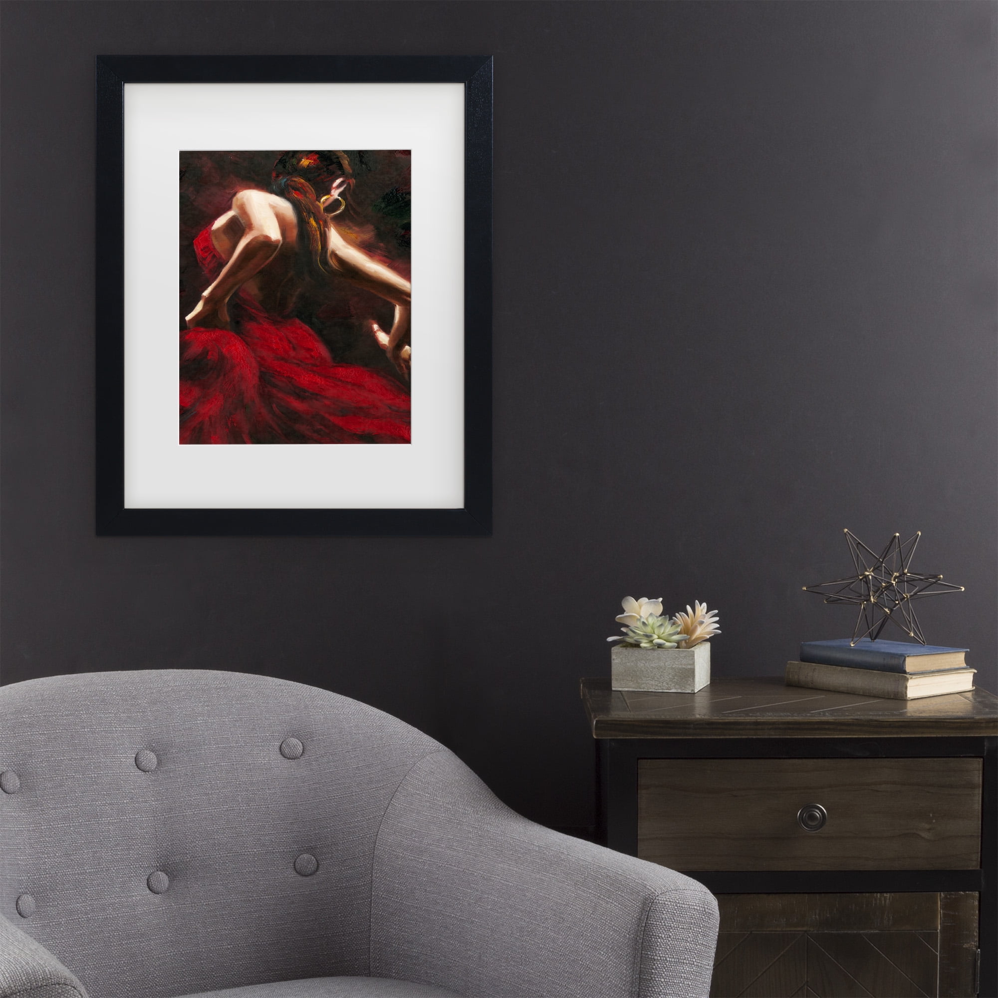 Trademark Fine Art 'Flamenco Dancer' Canvas Art by Masters Fine Art