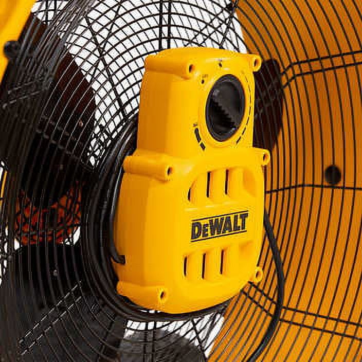 DEWALT Indoor or Outdoor Yellow Jobsite Fan in the Portable Fans department  at