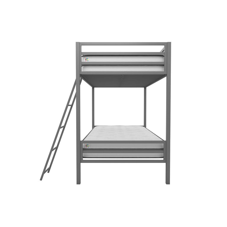 Novogratz Maxwell Twin/Twin Industrial Modern Metal Bunk Bed