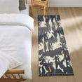 thumbnail image 2 of WOBOGO Lovely Husky Bedside long rug delicate and soft modern indoor area decor non slip carpet for bed room corridor entrance balcony, 2 of 8
