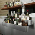thumbnail image 5 of AmGood 32 in. Double Tier Stainless Steel Speed Rail Rack for Commercial Bars, NSF, 5 of 6