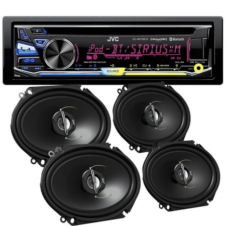 JVC KD-R975BTS CD with 6x8 CSJ6820 Speakers