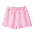 thumbnail image 5 of Liyamei Girls Knee Length Shorts with Soft Fabric for Summer Play Size 0-10,Pink, 5 of 5