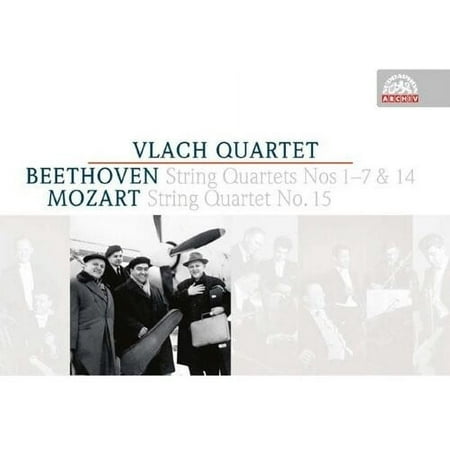 Beethoven / Mozart / Vlach / Snitil / Kodousek - Beethoven: String Quartets Nos 1-7 & 14 / Mozart: String Quartet No 15 - Music & Performance - CD