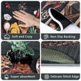 thumbnail image 5 of Findosom Kichen Rug Set of 3,Non Slip Machine Washable Kitchen Runner Rug for Floor,Spices Farmhouse Kitchen Rugs Absorbent for Sink,Hallway,Office,Kitchen Decor,Black 19"x32"+19"x48"+19"x60", 5 of 7