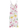 thumbnail image 5 of Flamingo Pattern Design Sleeveless Dress Woman Fashion Long Dresses Women's Summer Suit Dress 2025, 5 of 7