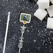Digital Candy Thermometer with Pot Clip, 180° Rotating LCD Instant Read Food Thermometer for Deep Fry