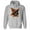 Grey, variant on Vintage Witch Cat Hoodie Sweatshirt Unisex Large White