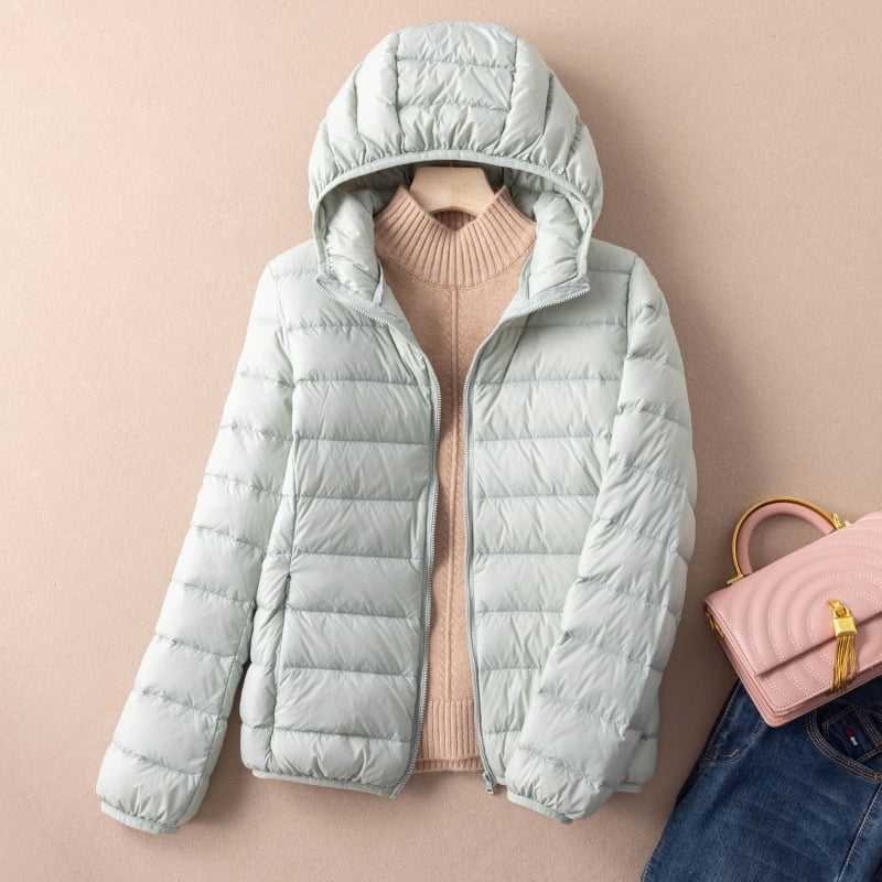 Women Autumn Down Jacket 90% White Duck Down Ultra Light Keep Warm  Puffer Jacket