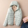 thumbnail image 1 of Women Autumn Down Jacket 90% White Duck Down Ultra Light Keep Warm  Puffer Jacket, 1 of 7