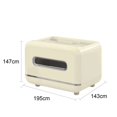 thumbnail image 4 of PENGXIANG 2 in 1 Desktop Tissue Dispenser Box Light Portable Versatile Dispenser for Bathroom Bedroom Living Room, 4 of 4