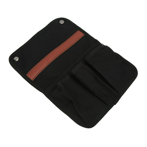 Camping Chair Armrest Storage Bag, Easy To Install Lightweight Multifunction Chair Arm Pouch For Home For Fishing Black