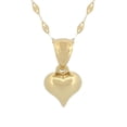 thumbnail image 1 of Cadena Gargantilla Dama Corazón 8 mm Oro 14k Sólido, 1 of 7