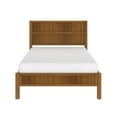 thumbnail image 5 of Sera Fluted Full Bed, Pecan, 5 of 8