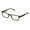 Grey, variant on Men Rectangular Unisex Readers with Spring Hinge - Soft Matte Reading Glasses - Spring Hinge +1.00