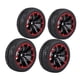 thumbnail image 2 of 4Pcs Rubber Racing Off-Road Vehicle Tires Wheel Rims for 1:10 RC Car (10 Holes), 2 of 4
