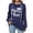 A-Navy864, variant on XIAOCHA Men's Mama Bear Print Hoodie Oversized Long Sleeve Hooded Pullover Top Soft Family Casual Hoodies