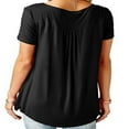 thumbnail image 3 of Plus Size Women Summer Loose Blouse Tops, 3 of 6