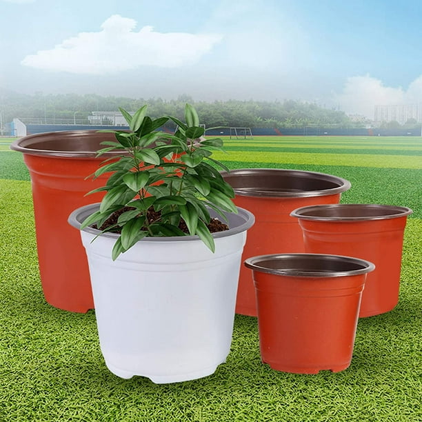 3 Pièces 6,6 Pouces Pot de Plante en Plastique Planteur Pots Succulents  Colorés, Pots de