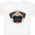 thumbnail image 4 of Inktastic Cute Pug Puppy Dog Boys or Girls Long Sleeve Baby Bodysuit, 4 of 5