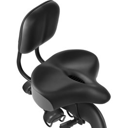 Selle Vélo Large Bikeroo - Coussin Confort Homme/Femme - Noir - Neuf