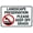 Warning Sign 3, variant on Lands Preserved No Trespassing Sign - 8"x12" Reflective Aluminum Metal Warning Signage with Symbol for Indoor Outdoor Use, Preserve Area, Property Security