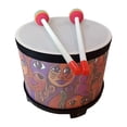 thumbnail image 4 of Tambor de piso, tambor de Juguete Musical para desarrollar talentos musicales, tambor Bongo educativo, tambor de juguete de madera para niños, regalo, 4 of 9