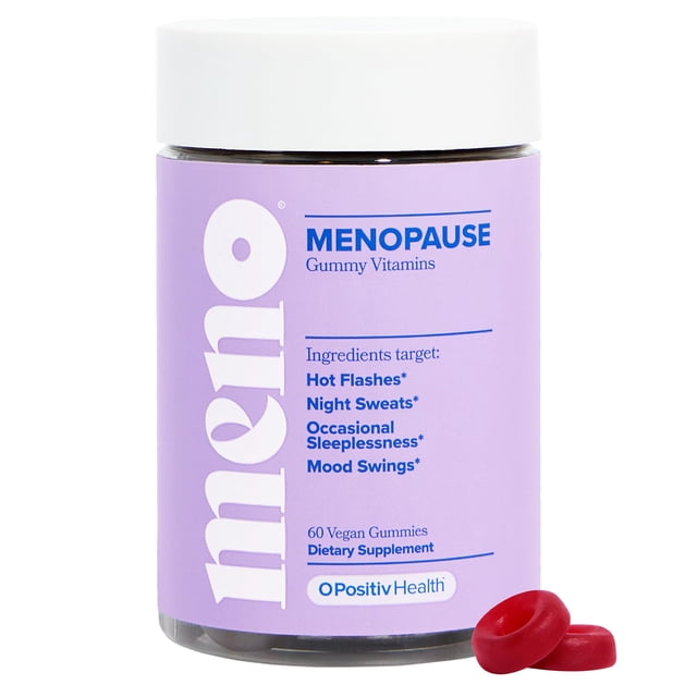 Suplementos de gomitas Positive MENO para la menopausia, 30 porciones