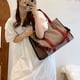 thumbnail image 5 of Bolso de mano grande, bolso cruzado para mujer, bolso de mano de viaje, lindos bolsos de lona, 5 of 6
