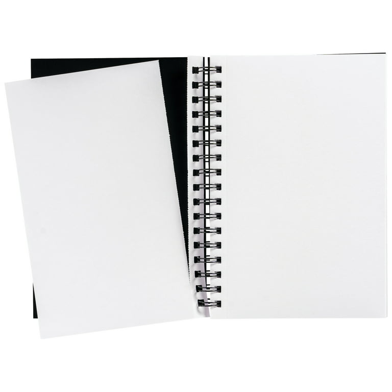 UCreate Poly Cover Sketch Book, Heavyweight, 9 x 12 in, Black, 75