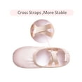 thumbnail image 6 of Stelle Girls Satin Ballet Shoes Split Sole Dancing Flats with Adjustable Lace,Gymnastics Ballet Slippers Dance Shoes for Toddler/Little Girls/Big Girls,Ballet Pink, 6 of 7