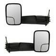 thumbnail image 3 of Towing Mirror Manual Textured Black Pair Set For Toyota 05-15 Tacoma, 3 of 7