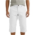 thumbnail image 3 of Chiccall Classic Cargo Shorts for Men Below Knee Capri Pants Back Elastic Button Zipper Fashion Straight Leg Shorts with Pockets, 3 of 7